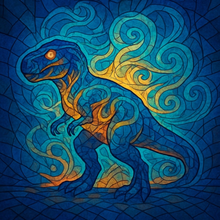 Soul T Rex Mosaic