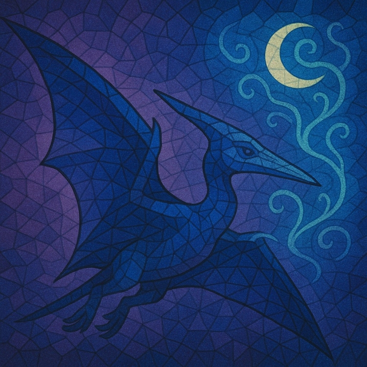 Mystic Pterodactyl Mosaic