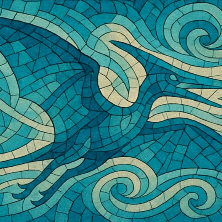 Wind Pterodactyl Mosaic