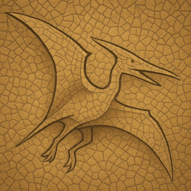 Sand Pterodactyl Mosaic