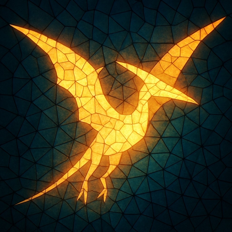 Light Pterodactyl Mosaic