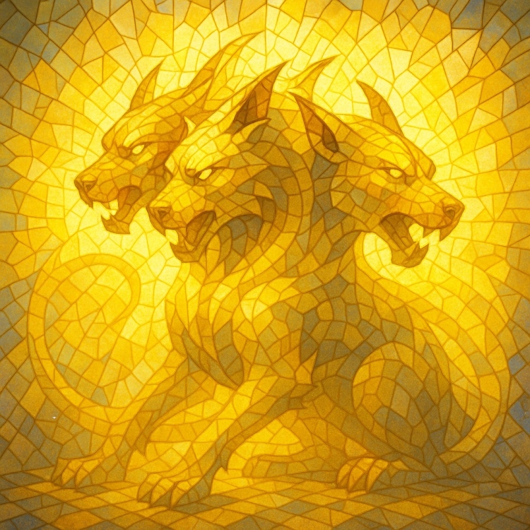 Light Cerberus Mosaic