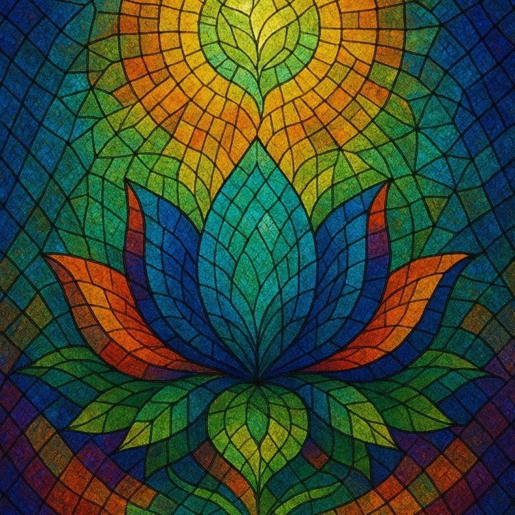 Life Lotus Mosaic