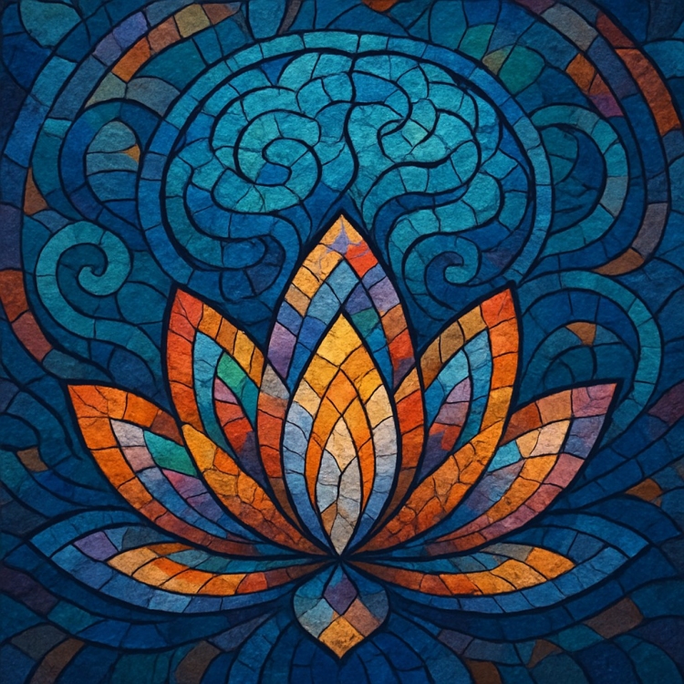 Mind Lotus Mosaic