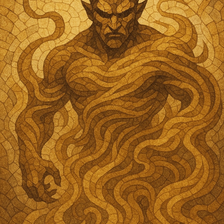 Sand Demon Mosaic