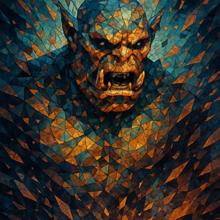 Destruction Orc Mosaic