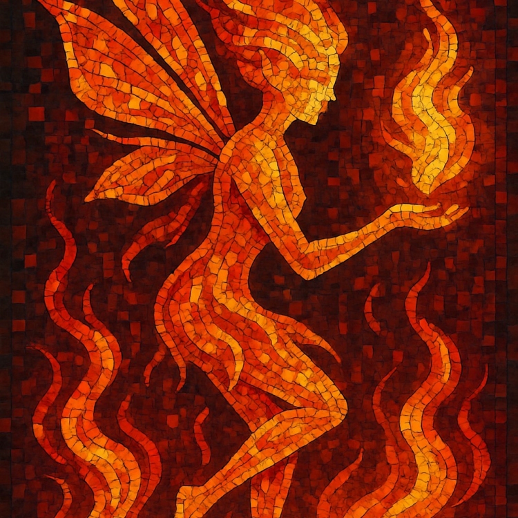 Fire Pixie Mosaic