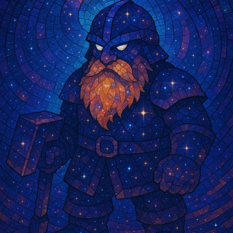 Space Dwarf Mosaic