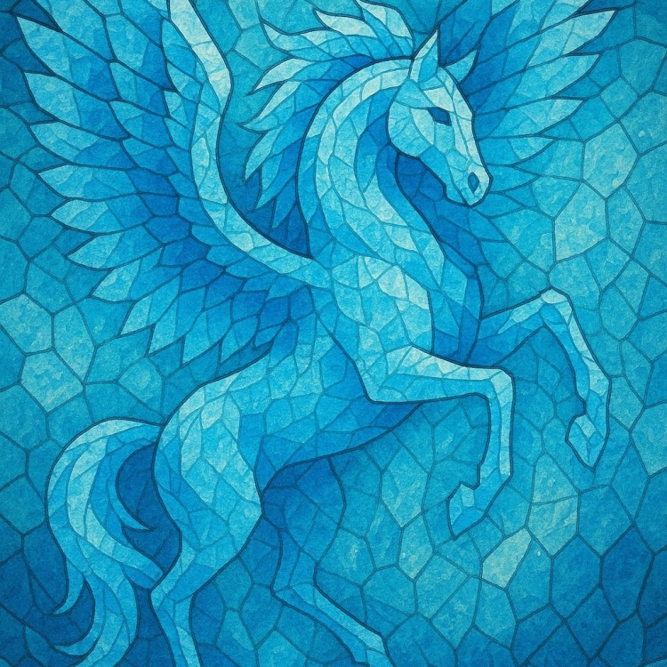 Ice Pegasus Mosaic