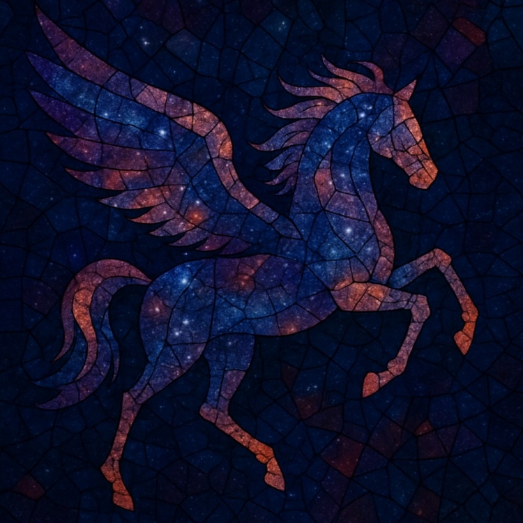 Space Pegasus Mosaic