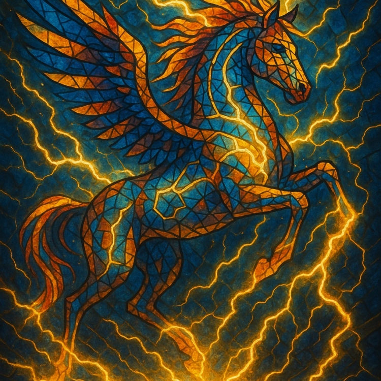 Power Pegasus Mosaic