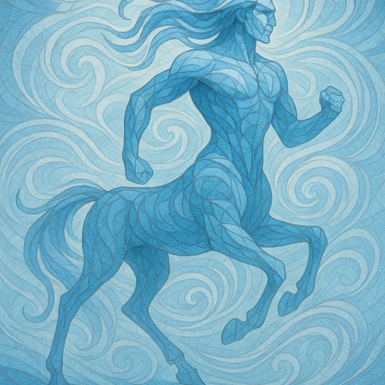 Wind Centaur Mosaic
