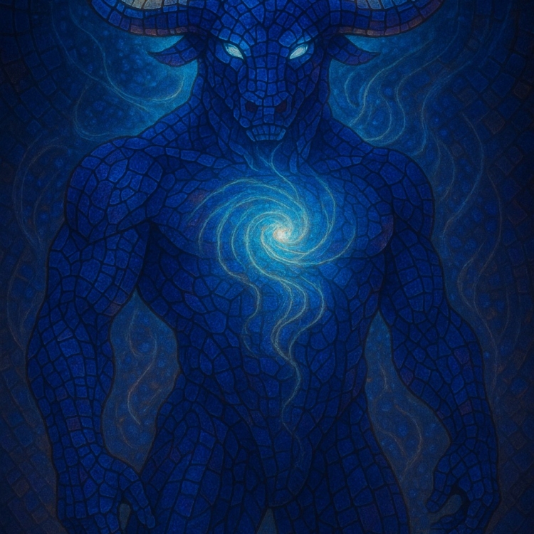 Soul Minotaur Mosaic