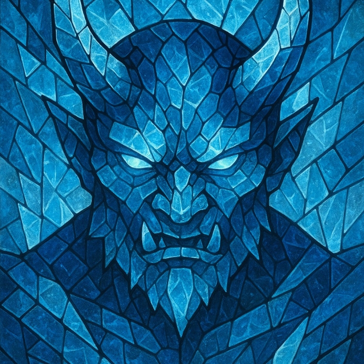 Ice Oni Mosaic