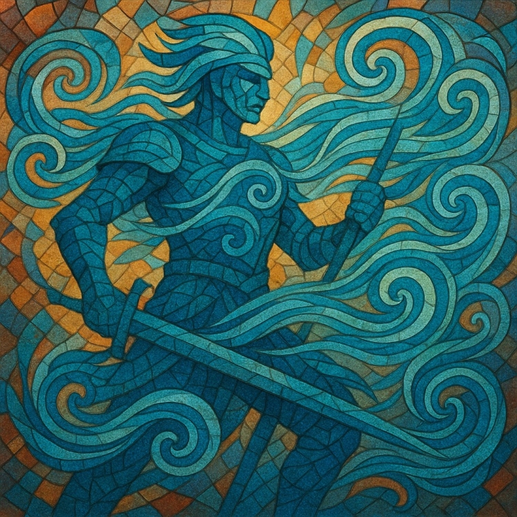 Wind Warrior Mosaic