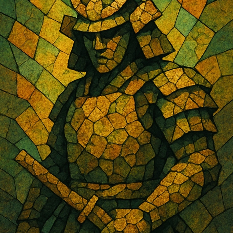 Earth Samurai Mosaic