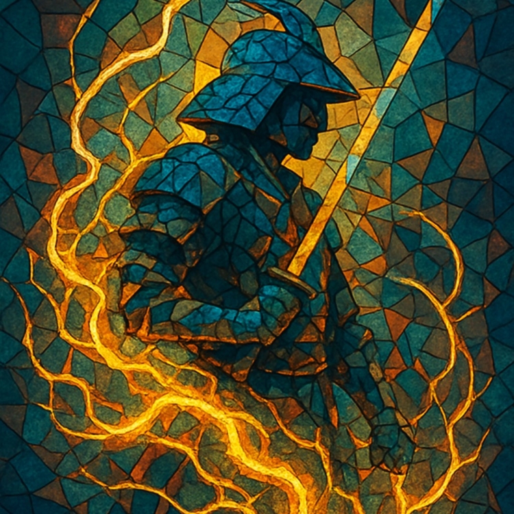 Power Samurai Mosaic