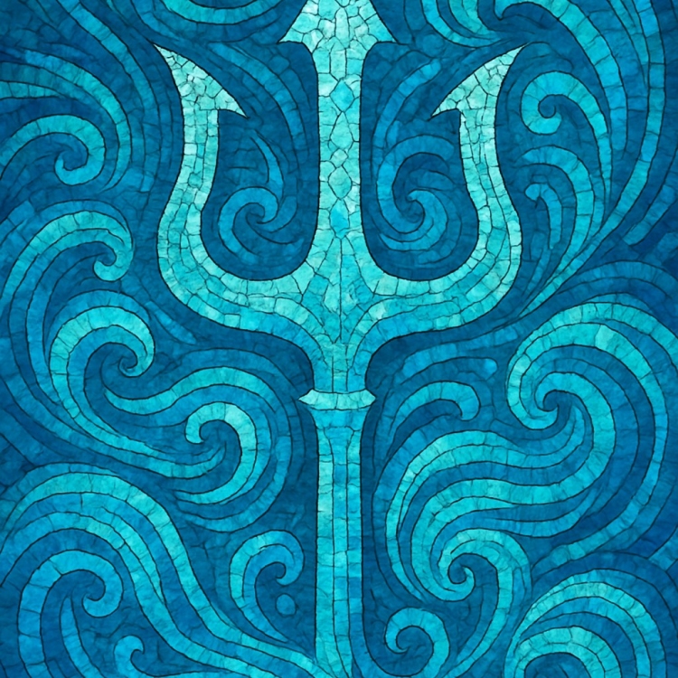 Water Trident Mosaic