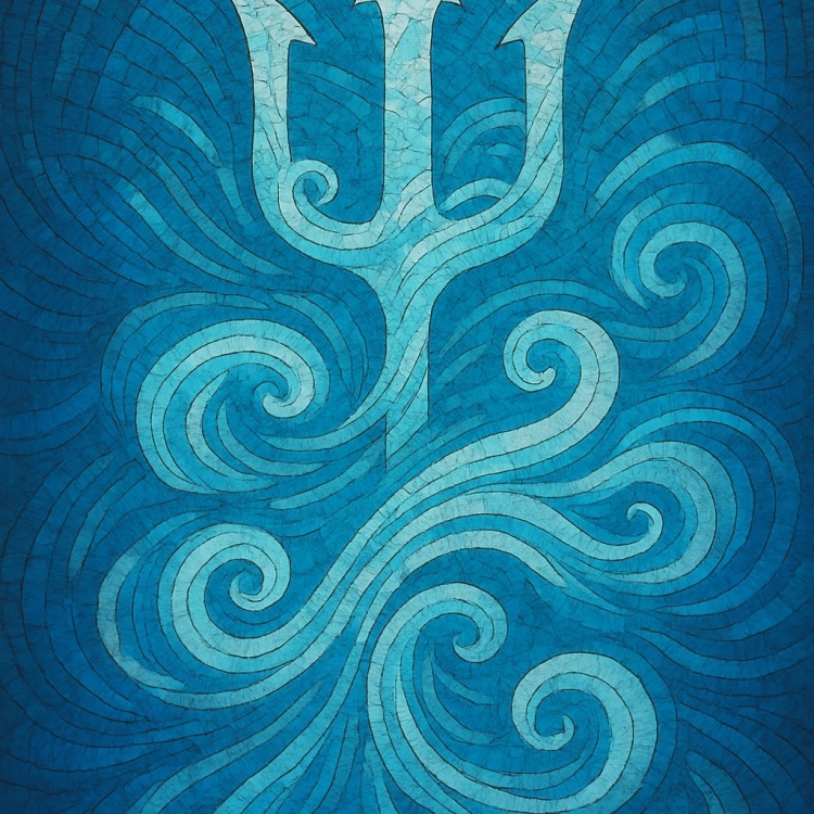 Wind Trident Mosaic