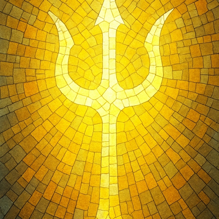 Light Trident Mosaic
