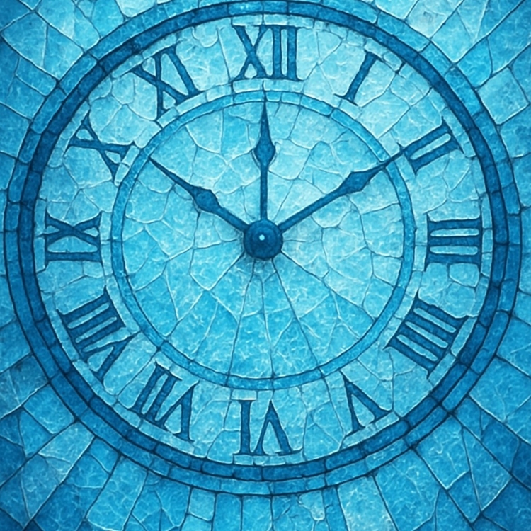 Ice Clock Mosaic