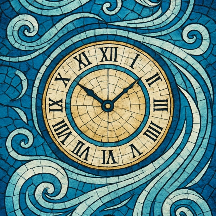 Wind Clock Mosaic