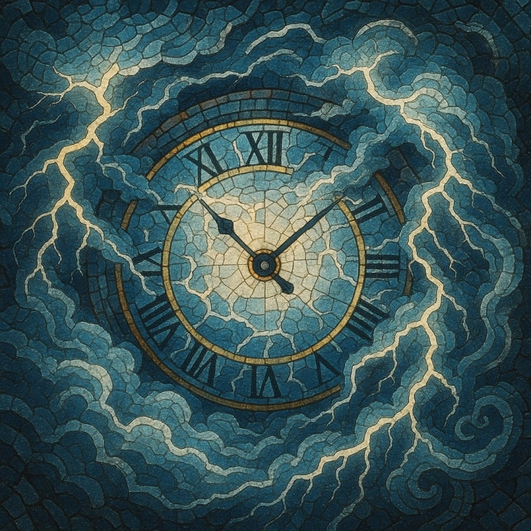 Storm Clock Mosaic