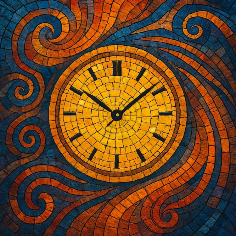 Time Clock Mosaic