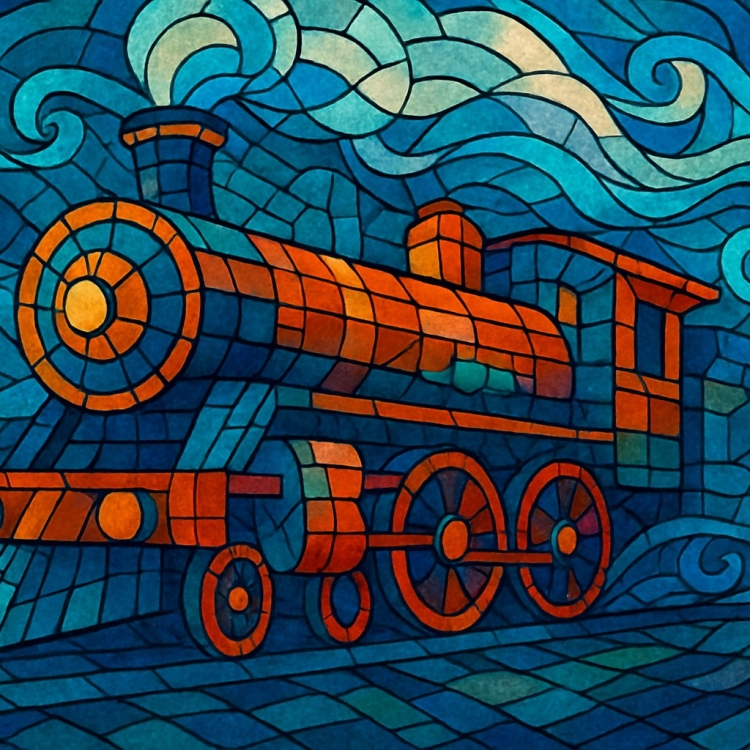 Wind Train Mosaic