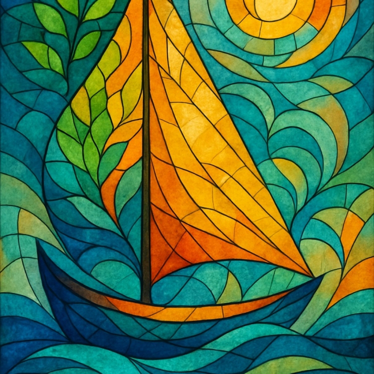 Life Boat Mosaic