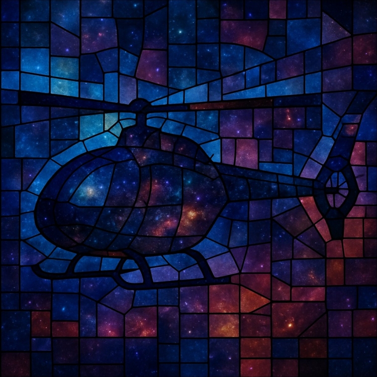 Space Helicopter Mosaic