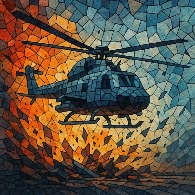 Death Helicopter Mosaic