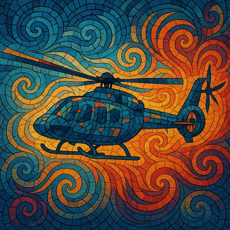 Destruction Helicopter Mosaic