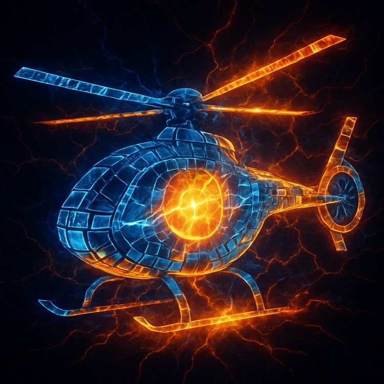 Power Helicopter Mosaic