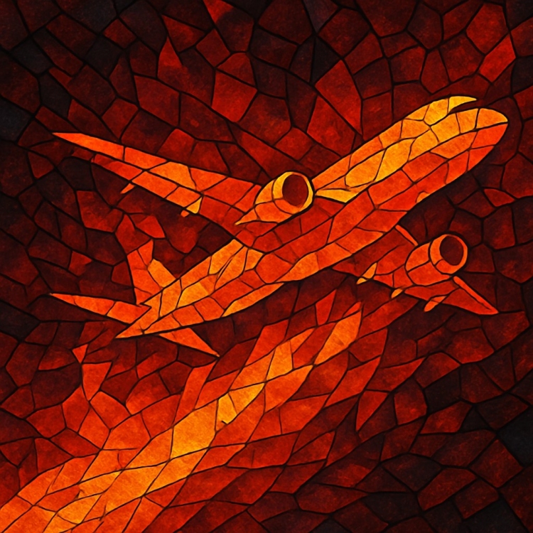 Fire Plane Mosaic