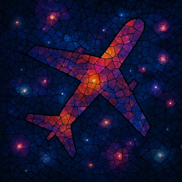 Space Plane Mosaic