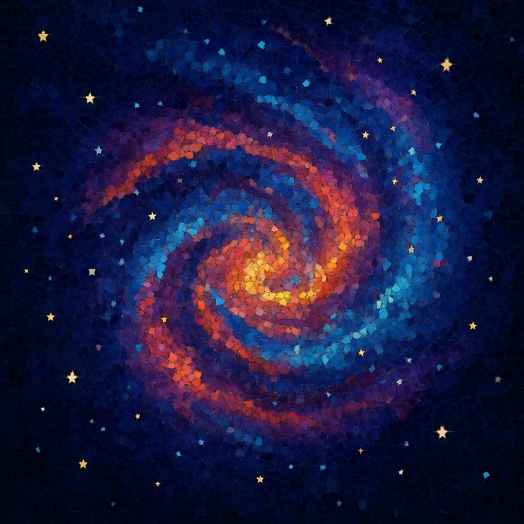 Space Nebula Mosaic